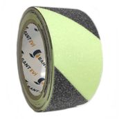 Bant Evi Fosforlu Merdiven Kaydırmaz Bant 5cmx5m Yeşil Siyah Fotolümenli Zemin Kaymaz Bant 50mm (5cm x 5m)