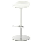 Bar taburesi, beyaz, 76 cm
