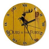 Baratheon Game Of Thrones Özel Tasarım Duvar Saati