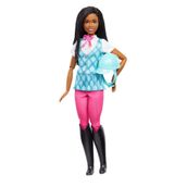 Barbie Barbie Mysteries'ten "Brooklyn" oyuncak bebek ve aksesuarları: Gizemli at macerası", moda bebek, çıkarılabilir binici kıyafeti ve kask dahil, HXJ39