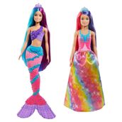 Barbie Dreamtopia Uzun Saçlı Bebekler Deniz Kızı
