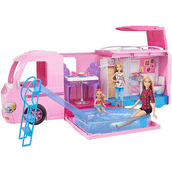 Barbie FBR34 Muhteşem Karavan+Barbie Şık Bebek