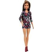 Barbie FJF38 Çiçek Desenli Elbiseli Bebek