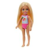 Barbie GLN73-HTK25 Çiçek Atletli Sarışın Chelsea Tatilde Bebekleri