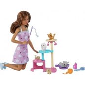 Barbie HHB70 Barbie ve Yavru Kedileri Oyun Seti