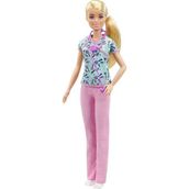 Barbie Kariyer Bebekleri Hemşire Model Bebek Renkli Desenli 3+ Yaş Kız Çocuklar İçin