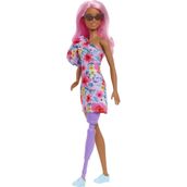 Barbie Ken Fashionistas Serisi Güneş Gözlüğü Protez Bacağı Pembe Oyuncak Bebek