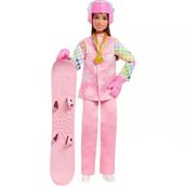 Barbie Snowboard Sporcusu Oyun Seti Jkf78