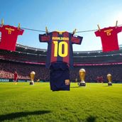 Barcelona Lacivert Ronaldinho Çocuk Forması