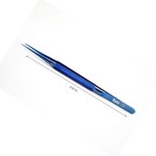 Barışhan Medikal Mikrocerrahi Dişsiz Penset Cımbız 16cm 6.30 inc Yuvarlak Sap Titanyum Çelik Eğitim Materyali