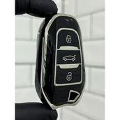 Barkas Elektronik Citroen C3 C4 Cactus C4 Picasso C4 Grand Picasso C3 Aircross C5 Aircross Jumpy Ds 5 Anahtar Kılıfı Siyah Gümüş - Siyah - Gümüş