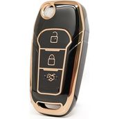 Barkas Elektronik Ford Puma Anahtar Kılıfı Siyah Gold - Mavi - Pembe - Yeşil