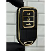 Barkas Elektronik Honda Civic Crv Hrv Accord City Keyless Go Nano Anahtar Kılıfı 3 Buton Siyah