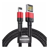 Baseus Cafule 2.4 A Lightning Siyah 1 m Şarj Kablosu