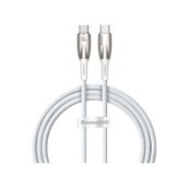 Baseus Glimmer 100W Type-C TO 1 m Beyaz Şarj Kablosu