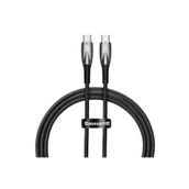 Baseus Glimmer 100W Type-C TO 1 m Siyah Şarj Kablosu