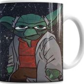 Baskı Dükkanı KB7401 Yoda Porselen Kupa Bardak