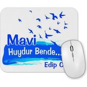 Baskı Dükkanı S818 Mavi Huydur Bende Edip C Duvar Saati