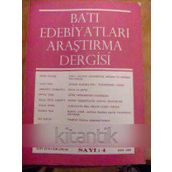 Batı Edebiyatı Araştırma Dergisi Sayı: 4 * Güz 1980