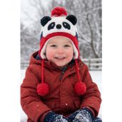 Bay Şapkacı - Sevimli Panda Tasarımlı Unisex Çocuk Kışlık Bere - 5900