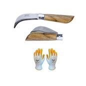 Bayram Aşı Bıçağı Çakısı 22 Cm No:3 + Eldiven