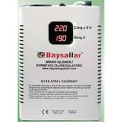 Baysallar 500 Va Mikro İşlemcili Kombi Voltaj Regülatörü