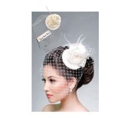 bba new trend Vualet, Tüllü Gelin Tacı Nikah Aksesuar,nikah Kepi Vualet,nikah Şapkası,Nikah Kep,Gelin Şapkası,