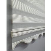 BBB MZ321 240x200 cm Krem Dar Pliseli Stor Zebra Perde
