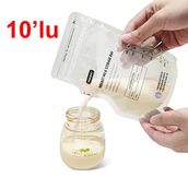 Bebebao 200 ml 10 Adet Anne Sütü Saklama Poşeti