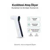 Bebebao Protemp Medikal Dijital Ateş Ölçer – Kulaktan Ve Alından Ölçüm, Temassız Infrared