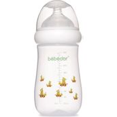 Bebedor 98322 Sarı Desenli Geniş Ağızlı 260 ml PP Biberon