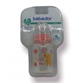 Bebedor Desenli PP 125 ml Orta Akış Turuncu Biberon