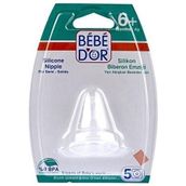 BEBEDOR ÖZEL AMAÇLI SİLİKON BİBERON EMZİKLERİ - YARI AKIŞKAN BESİNLER İÇİN