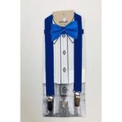 Bebek Çocuk Papyon Ve Pantalon Askısı Set Hediyeli Mavi, MAVİ, Tek Ebat, momsBON5456132