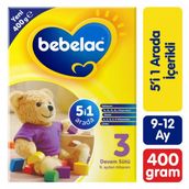 Bebelac 3 4x400 gr Devam Sütü