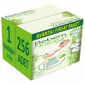 Bebem Natural No:1 Yenidoğan 256 Adet Bebek Bezi