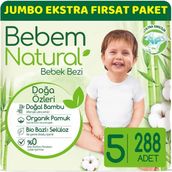 Bebem Natural No:5 Junior 288 Adet Bebek Bezi