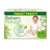 Bebem Natural No:5 Junior 40 Adet Bebek Bezi
