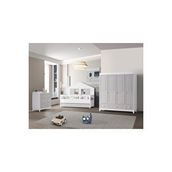 Bebemin Dünyası Aymini Silver 4 Kapılı Bebek Odası Takımı Gri