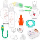 Bebeneo Emzik Biberon Seti - Yenidoğan Bebek Hediye Seti - 240 ml - Mavi