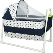 Bebetrendy Bebetrend New Cep Sallanır Sepet Beşik Portatif Bebek Beşiği Hamak - 45 x 80 cm - Lacivert