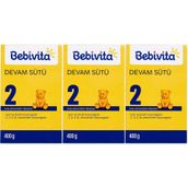 Bebivita No: 2 6-12 Ay 3x400 gr Bebek Sütü