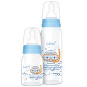 Bebsi Mavi 250 ml Cam Biberon + 125 ml Cam Biberon Seti