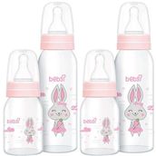 Bebsi Pembe 250 ml + 125 ml 2'li Cam Biberon Seti