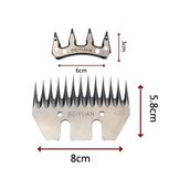 Beiyuan 8 cm Koyun Kırkma Makinesi Dar Tarak ve Bıçak Küçükbaş Hayvancılık Malzemeleri