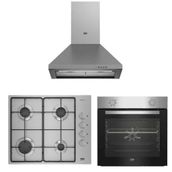 Beko BOMD D 6110 EI - ADP 61420 I - BFM 310 I Inox 3'lü Ankastre Set