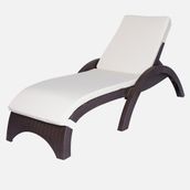 Belde 60x188x5 cm Krem Şezlong Minderi
