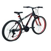 Belderia Steel 24 Jant Siyah-Kırmızı Bisiklet