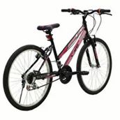 Belderia Tec Eros 26" Jant 21 Vites V-Fren Siyah Pembe Dağ Bisikleti