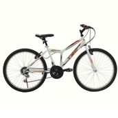 Belderia Tec Strong 24" Jant 21 Vites V-Fren Beyaz Turuncu Dağ Bisikleti